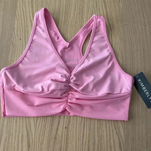 🆕Kimberly Pink Mesh Insert Rushed Sport Set L🆕 - Picture 6 of 11